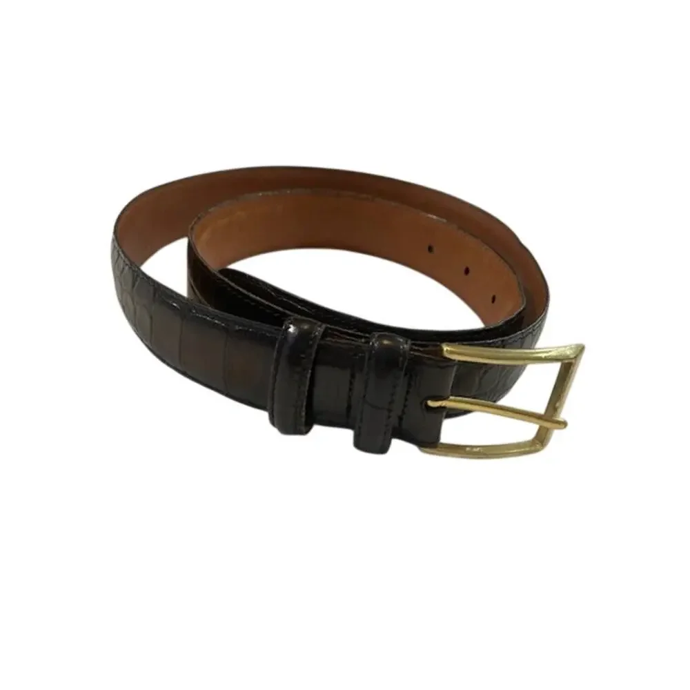 Brooks Brothers-Bella Croc-Embossed with an Alligator Skin Pattern